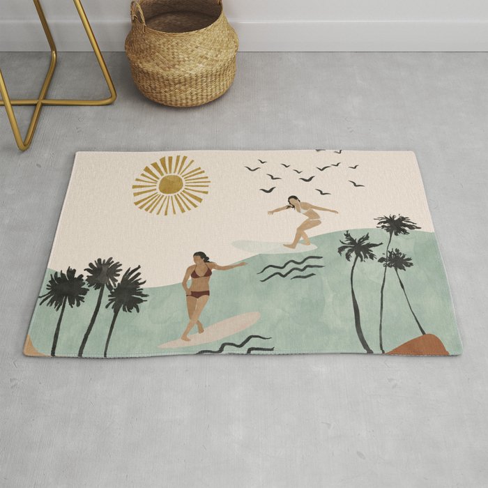 Sun sea and surf Rug Gallery Image 1