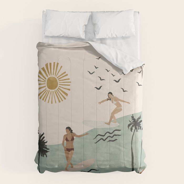 Sun sea and surf Comforter Gallery Image 6