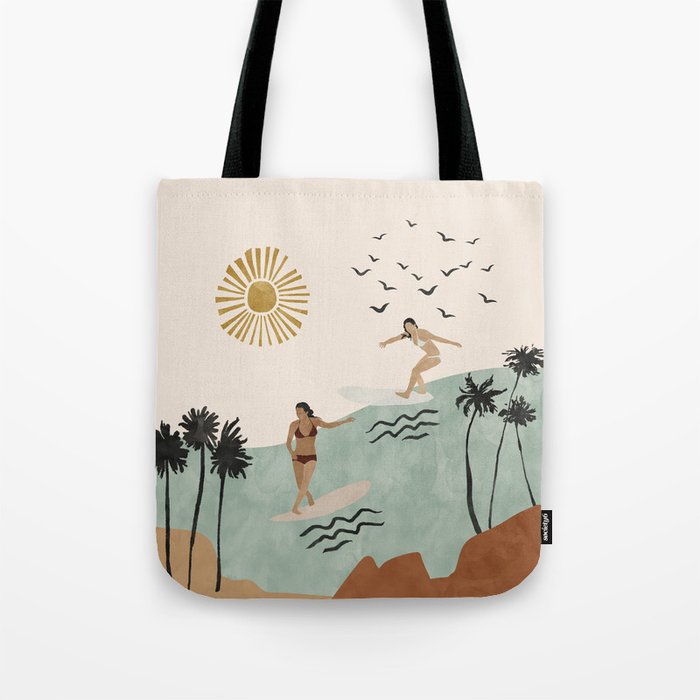 Sun sea and surf Tote Bag Gallery Image 1
