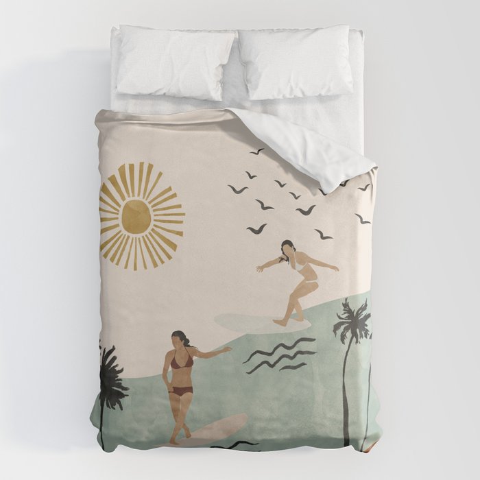 Sun sea and surf Duvet Cover Gallery Image 6