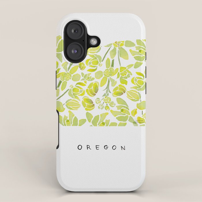 Oregon State Flower - Tall Oregon Grape iPhone Case