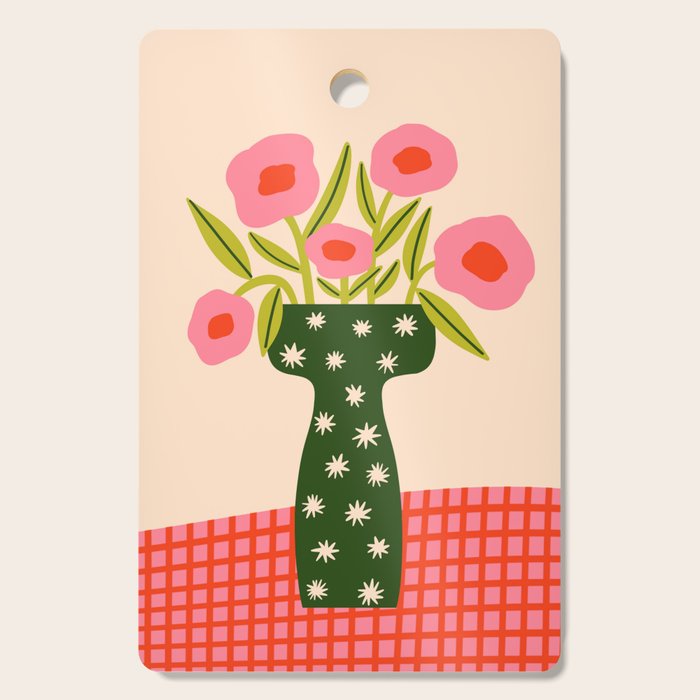 Festive Vase  Cutting Board Gallery Image 1