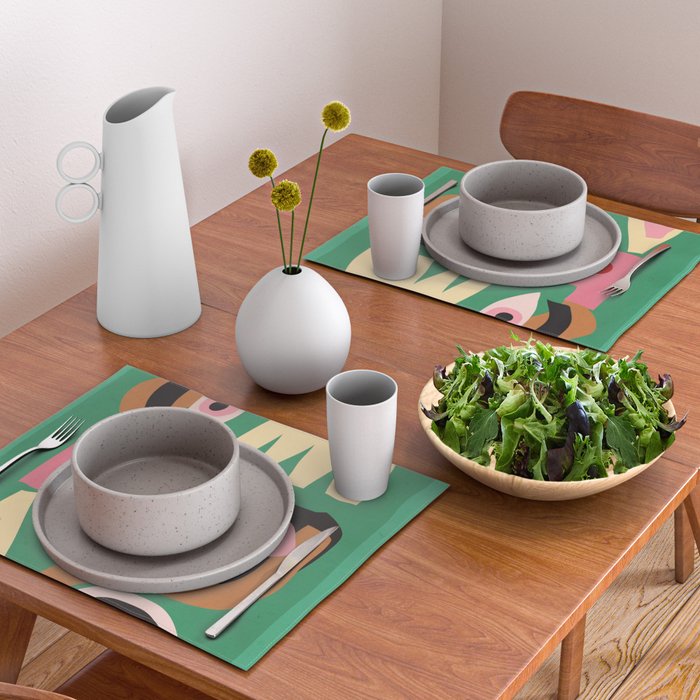 Abstract Shapes Modern Art 7 Placemat Gallery Image 2