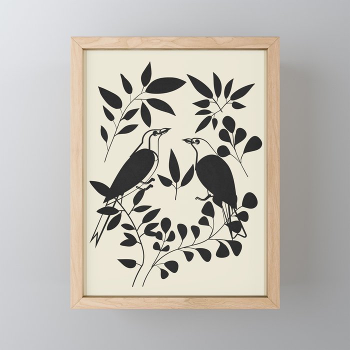 Song in the branches 2 Mini Art Print Gallery Image 1