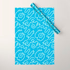 Fun abstract line doodle art pattern Wrapping Paper Gallery Image 1