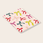 Festive Bows And Ribbons Pattern Notebook Gallery Image 2