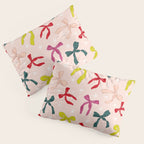 Festive Bows And Ribbons Pattern Pillow Sham Gallery Image 3