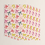 Festive Bows And Ribbons Pattern Wrapping Paper Gallery Image 3