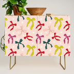 Festive Bows And Ribbons Pattern Credenza Gallery Image 1
