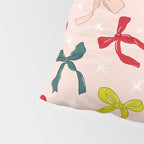 Festive Bows And Ribbons Pattern Pillow Sham Gallery Image 4