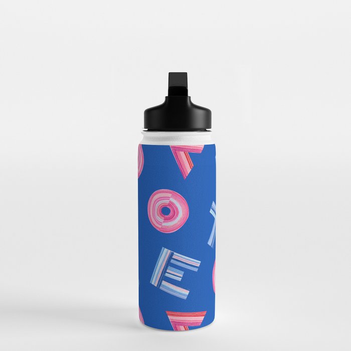 Cast Your Vote | Hand-Lettered Pattern in Blue Water Bottle Gallery Image 3