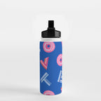 Cast Your Vote | Hand-Lettered Pattern in Blue Water Bottle Gallery Image 2