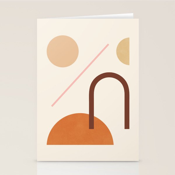 Abstraction_GEOMETRIC_SHAPE_ART_Minimalism_001C Stationery Card Gallery Image 2