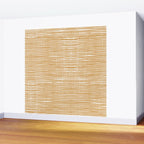 Mustard Yellow Striped Abstract Pattern Wall Mural Gallery Image 2