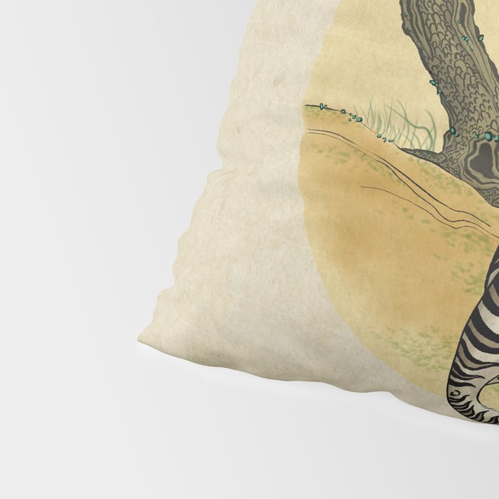 Tiger with magpie type-D : Minhwa-Korean traditional/folk art Pillow Sham Gallery Image 4