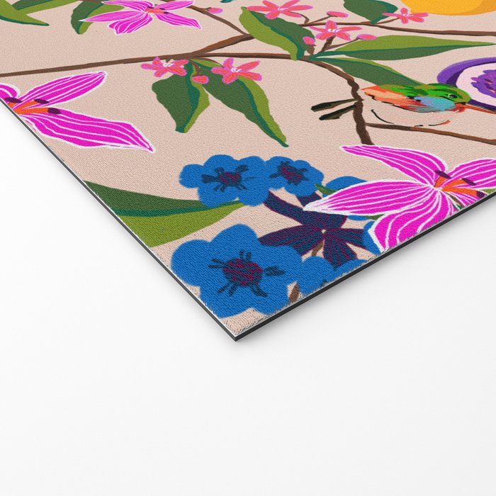 Summer vibes in tropical jungle Welcome Mat Gallery Image 2