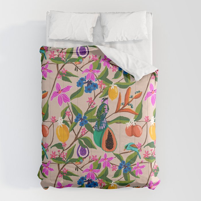 Summer vibes in tropical jungle Comforter Gallery Image 6