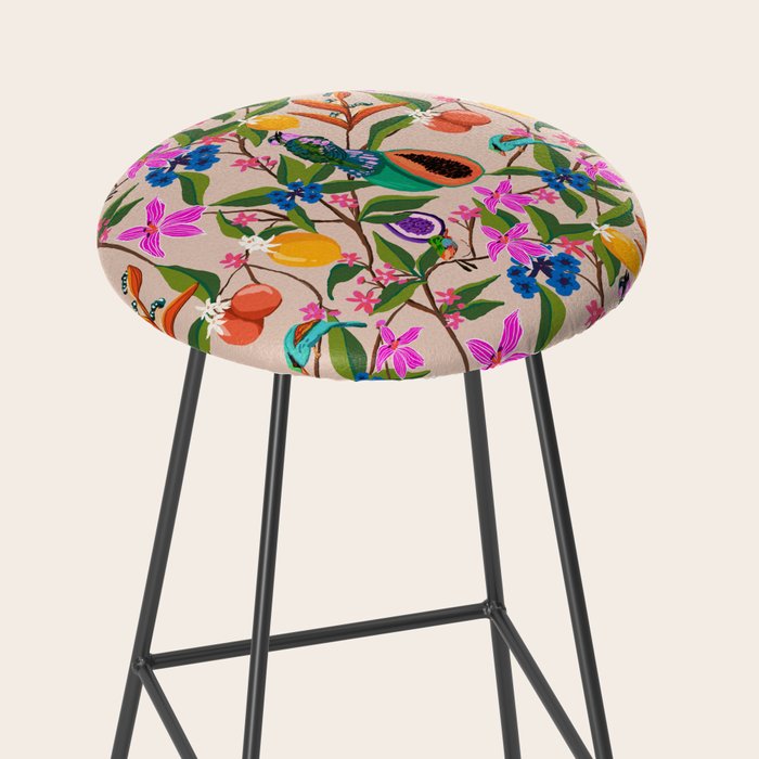 Summer vibes in tropical jungle Stool Gallery Image 2