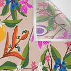 Summer vibes in tropical jungle Wall Tapestry Gallery Image 3