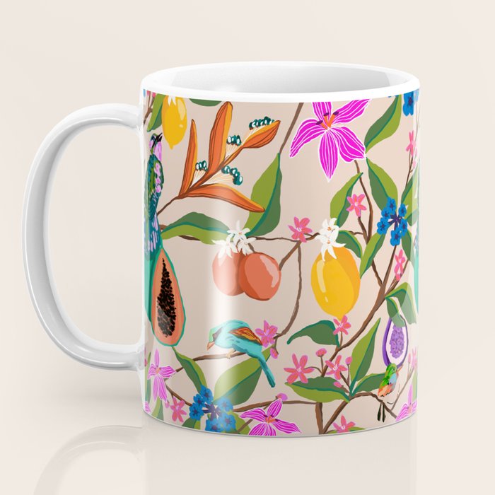 Summer vibes in tropical jungle Coffee Mug Gallery Image 3