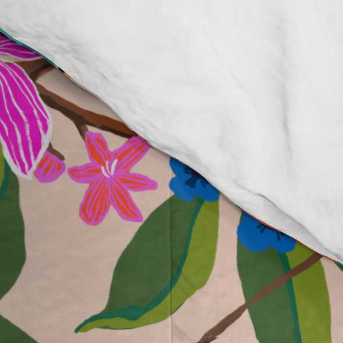 Summer vibes in tropical jungle Comforter Gallery Image 4