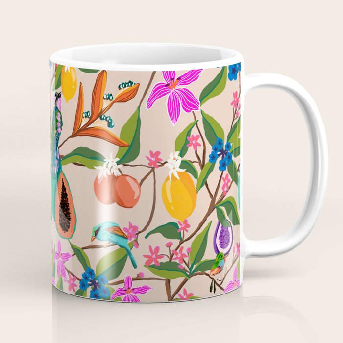 Summer vibes in tropical jungle Coffee Mug Gallery Image 1
