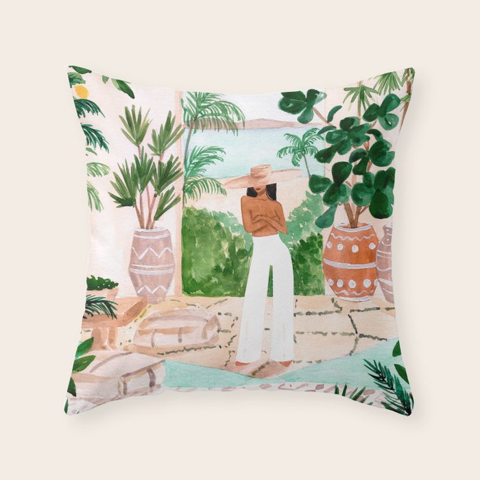 Peaceful Morocco II Throw Pillow Gallery Image 6
