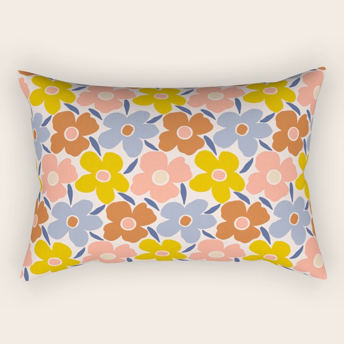 Retro Vintage Floral - 2  Rectangular Pillow Gallery Image 2