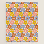 Retro Vintage Floral - 2  Jigsaw Puzzle Gallery Image 1