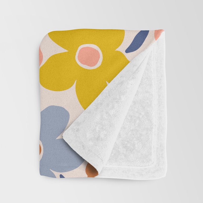 Retro Vintage Floral - 2  Throw Blanket Gallery Image 3