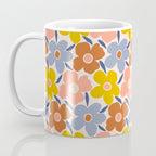 Retro Vintage Floral - 2  Coffee Mug Gallery Image 3