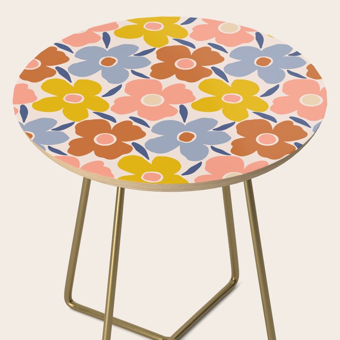 Retro Vintage Floral - 2  Side Table Gallery Image 2