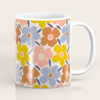 Retro Vintage Floral - 2  Coffee Mug Gallery Image 1