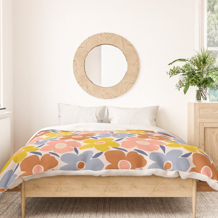 Retro Vintage Floral - 2  Duvet Cover Gallery Image 3