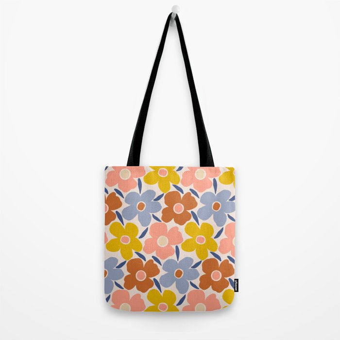 Retro Vintage Floral - 2  Tote Bag Gallery Image 2