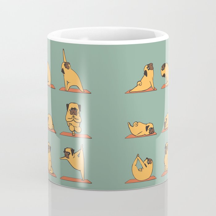 Pug Yoga Coffee Mug Gallery Image 4