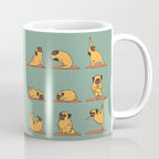 Pug Yoga Coffee Mug Gallery Image 1