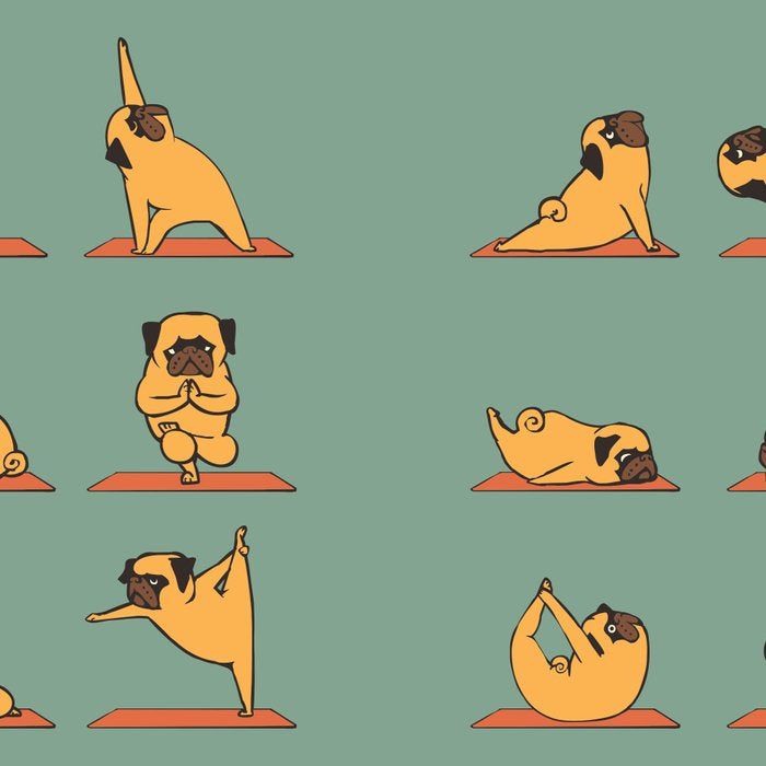 Pug Yoga Coffee Mug Gallery Image 2