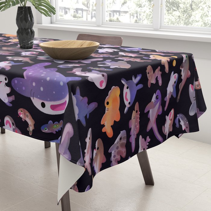 Shark day 2 Tablecloth Gallery Image 3