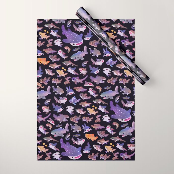Shark day 2 Wrapping Paper Gallery Image 1