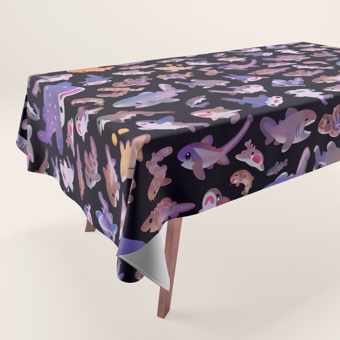 Shark day 2 Tablecloth Gallery Image 1