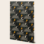 Stormy Night - Gray  Wallpaper Gallery Image 2