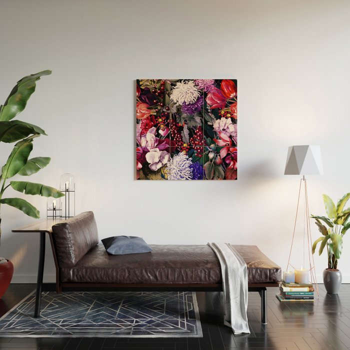 EXOTIC GARDEN - NIGHT XIX Wood Wall Art Gallery Image 2