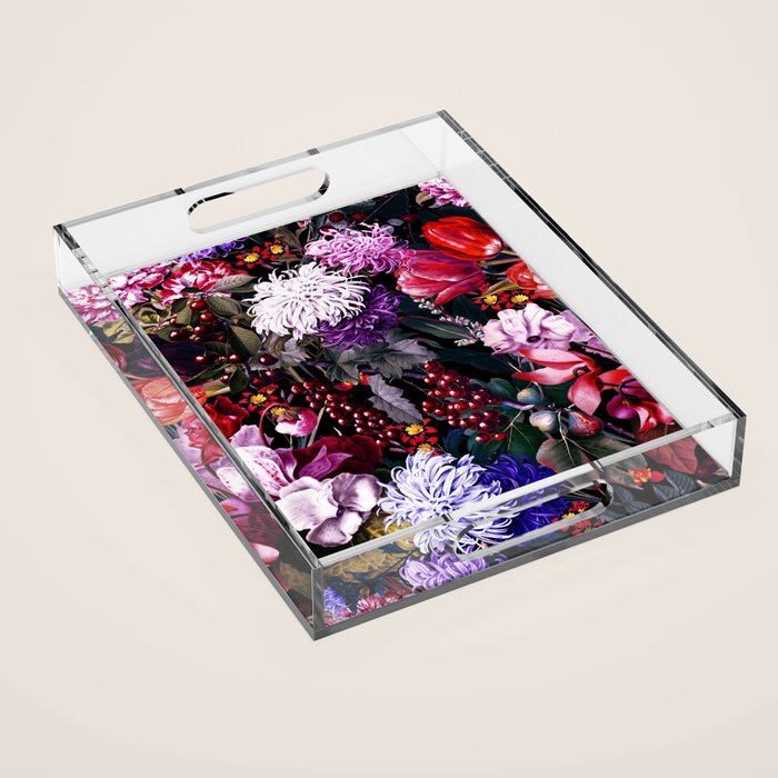 EXOTIC GARDEN - NIGHT XIX Acrylic Tray Gallery Image 1