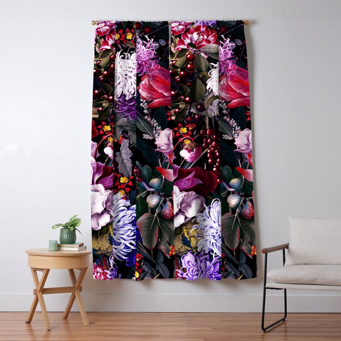 EXOTIC GARDEN - NIGHT XIX Window Curtain Gallery Image 5