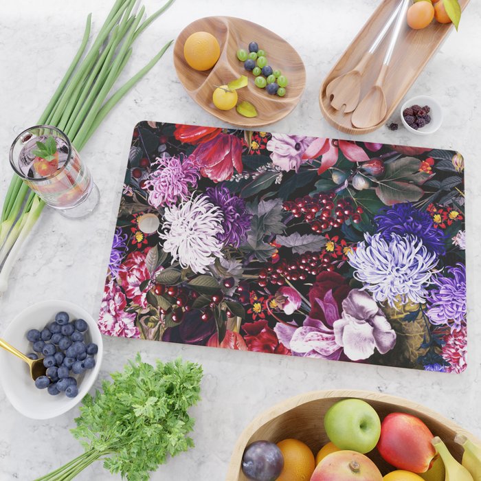 EXOTIC GARDEN - NIGHT XIX Cutting Board Gallery Image 2