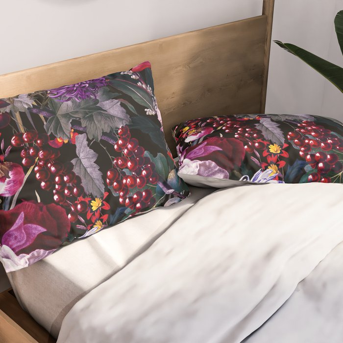 EXOTIC GARDEN - NIGHT XIX Pillow Sham Gallery Image 2