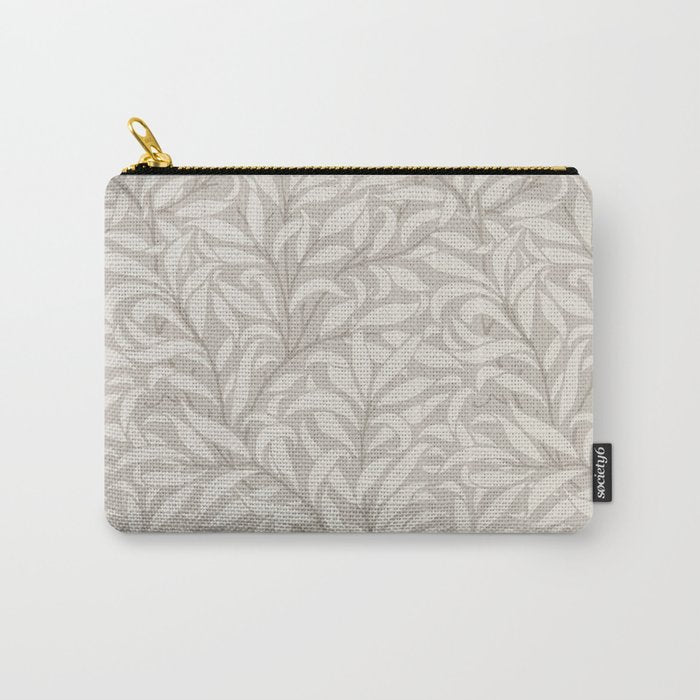 William Morris Willow Bough Dove Ivory Carry All Pouch Gallery Image 1