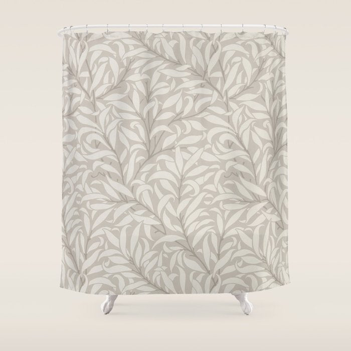 William Morris Willow Bough Dove Ivory Shower Curtain Gallery Image 1