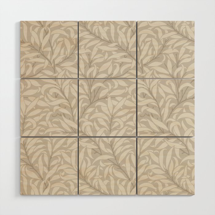 William Morris Willow Bough Dove Ivory Wood Wall Art Gallery Image 1